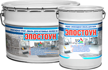 Эпостоун — водно-эпоксидная эмаль для бетонных полов (полуматовая)