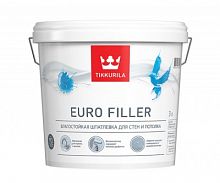 Акрилатная влагостойкая шпатлевка Tikkurila Euro Filler (Евро Филлер)