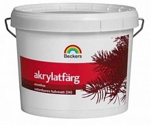 Фасадная краска универсальная Beckers Akrylatfarg (Беккерс Акрилатфарг)