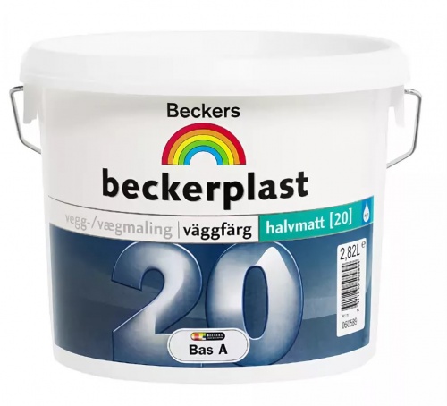 BeckerPlast 20 / Беккерс Беккерпласт 20 полуматовая краска для стен и потолков