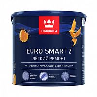 Tikkurila Euro Smart 2 / Тиккурила Евро 2 глубокоматовая краска интерьерная