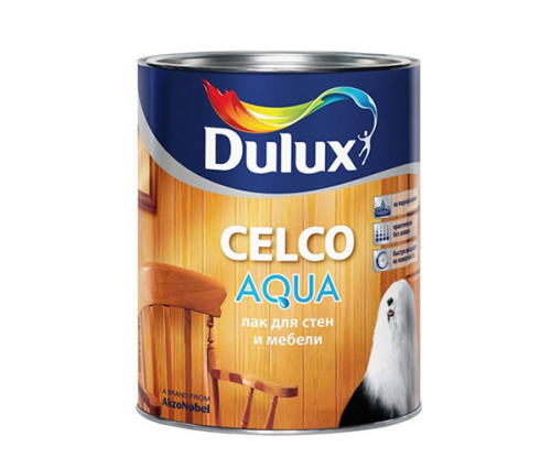 Dulux Celco Aqua / Дюлакс Селко Аква лак для внутренних работ глянцевый