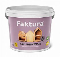Faktura / Фактура лак антисептик на водной основе с ионами серебра и воском