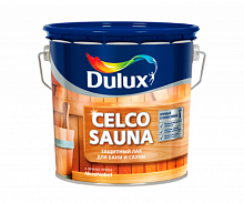 Лак водный для сауны Dulux Celco Sauna 20 полуматовый