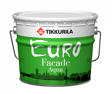 Фасадная краска Tikkurila Euro Facade Aqua (Евро Фасад Аква)