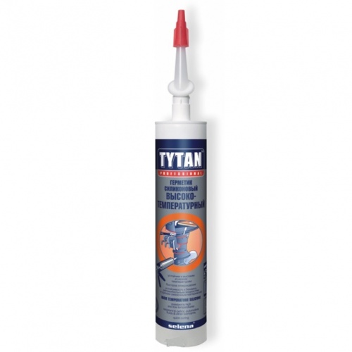 Tytan Professional / Титан силиконовый герметик высокотемпературный красный