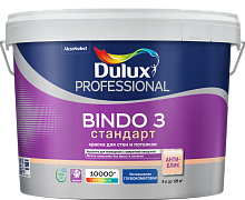 Dulux Prof Bindo 3 / Дюлакс Биндо 3 глубокоматовая краска для стен и потолков
