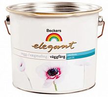Краска для стен и потолков Beckers Elegant Vaggfarg  (Беккерс Элегант Вагфарг)