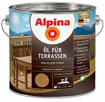 Alpina Öl für Terrassen / Альпина масло для террас водорастворимое