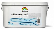 Краска-грунт для влажных помещений Beckers Vatrumsgrund (Беккерс Ватрумсгрунт)