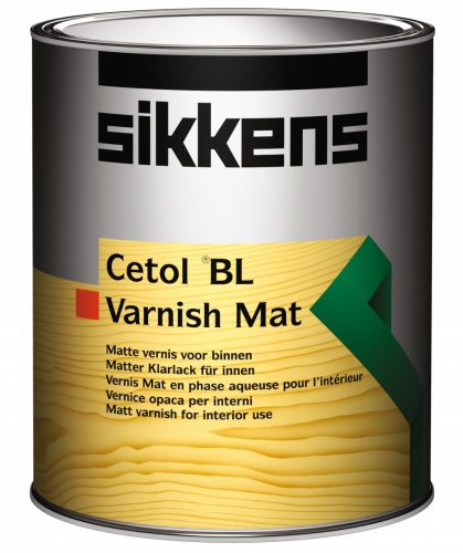 Sikkens Cetol BL Varnish Mat / Сиккенс Варниш Мат полиуретановый, водорастворимый лак