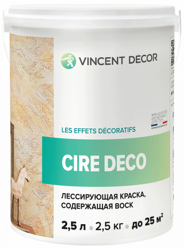 Vincent Decor Cire Deco / Винсент Декор Сир Деко лессирующая краска воск